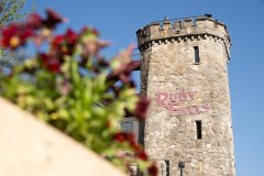 Staff Photo by Seth Carpenter/ The tower at Ruby Falls stands on Lookout Mountain on Thursday, April 2, 2026. Ruby Falls is hosting a Lantern Tour Friday at 9:30.