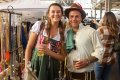 Staff file photo / Sarah Kate Harris and Benjamin Nudd pose for a photo during Chattanooga's Oktoberfest.