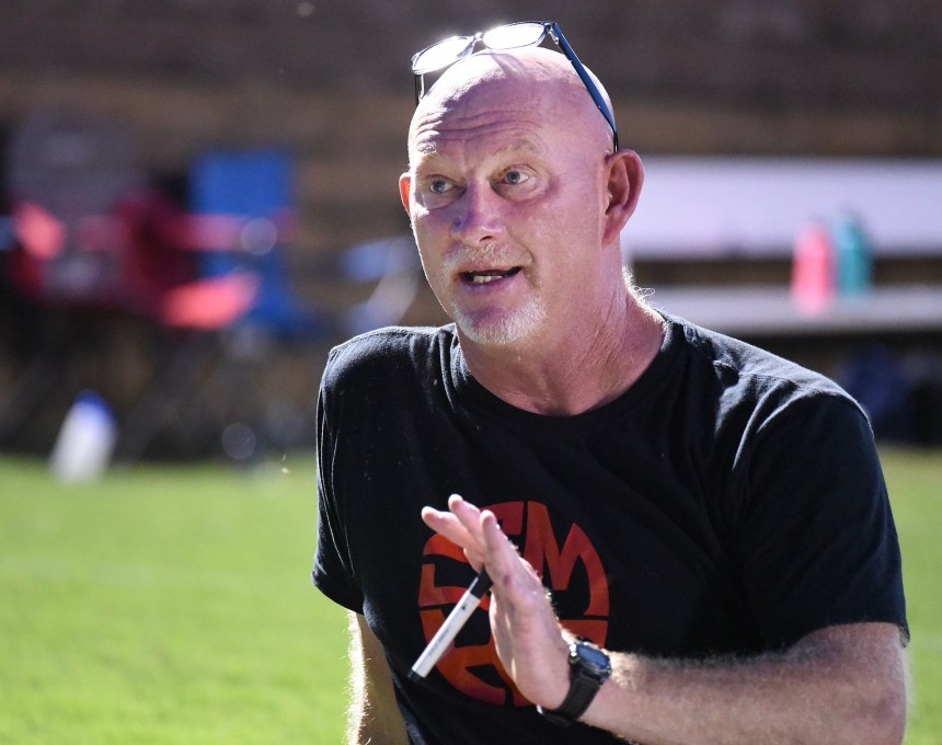 Staff File Photo / Signal Mountain girls' soccer coach Richard Northcutt and his team have honored assistant coach Patrick Daverson's memory on and off the pitch this season. The Lady Eagles will play in their ninth TSSAA state tournament in the last 10 seasons Tuesday at Baylor.